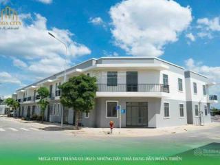 Nhà ở xã hội 1 trệt 1 lầu dự án mega 1  mặt đường hùng vương  thị xã bến cát  bình dương