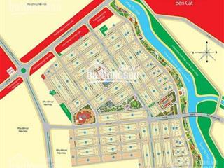 Bán gấp 100m2 đất sổ đỏ ngay đối diện chợ kcn mỹ phước 1, dân cư sầm uất, dự án mega city 1