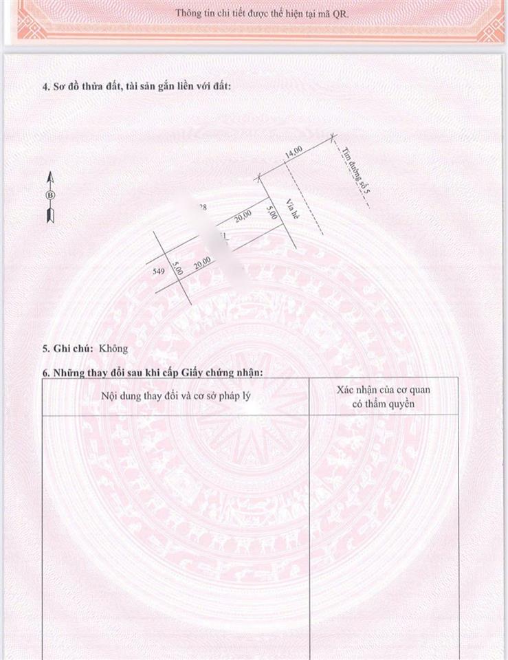 Bán nền sổ hồng 100m2 đường số 5 dự án happy home cà mau giá chỉ 1,25 tỷ