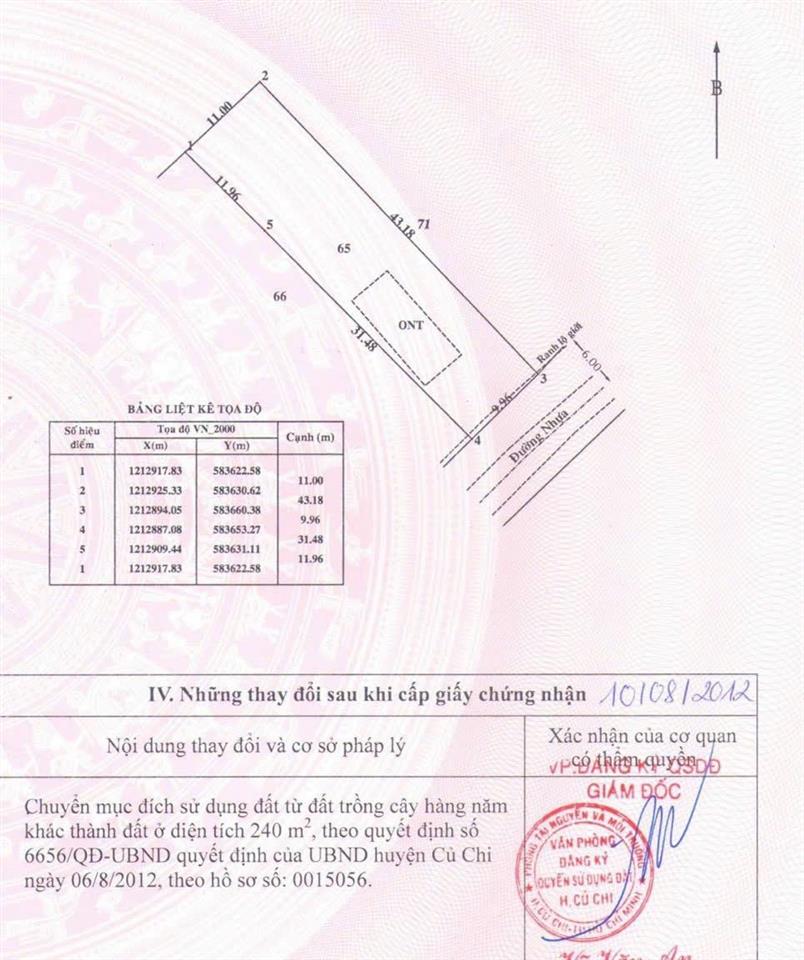 Nhà và kho góc 2 mặt tiền đường lê thị ngà