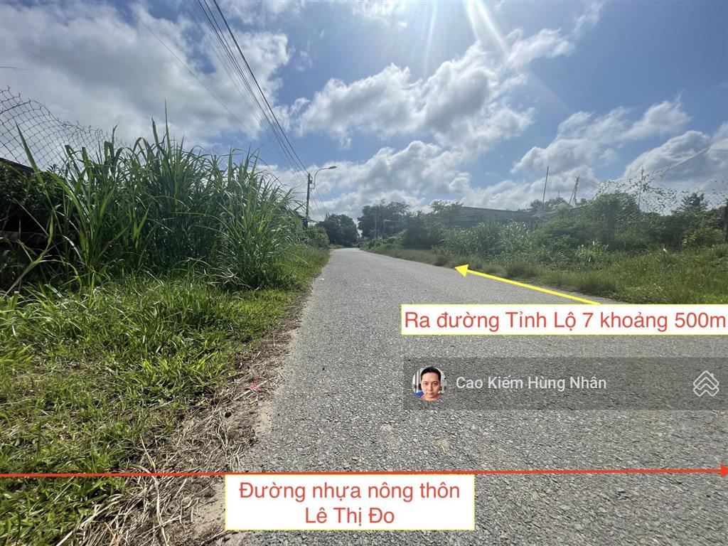 Bán đất tại xã thái mỹ tại đường lê thị đo. diện tích 6x27m thổ cư. giá bán 1 tỷ 600 triệu có bớt