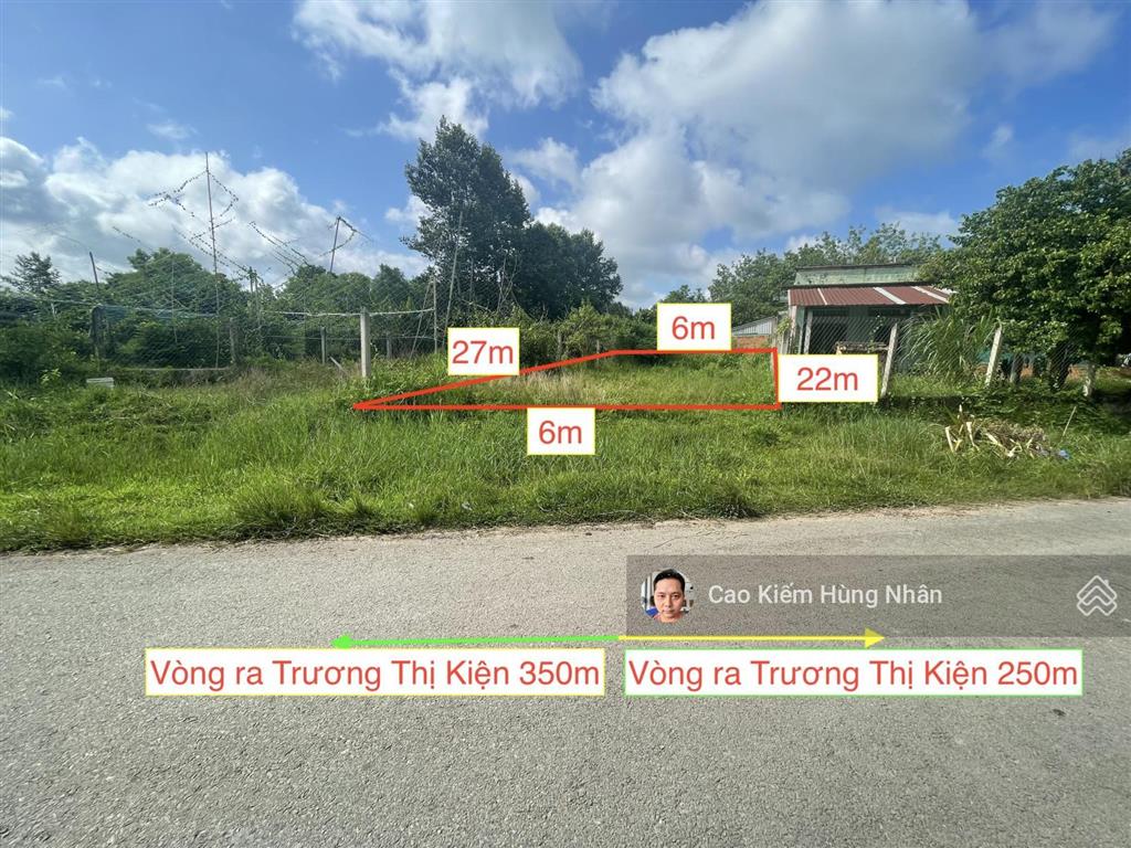 Bán đất tại xã thái mỹ tại đường lê thị đo. diện tích 6x27m thổ cư. giá bán 1 tỷ 600 triệu có bớt
