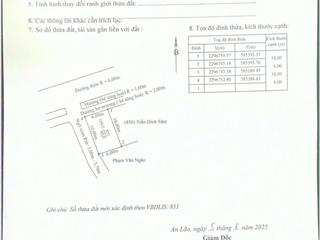 Chính chủ cần bán lô góc hai mặt tiền đường nhựa ( đường thông tại chiến thắng an lão ) .