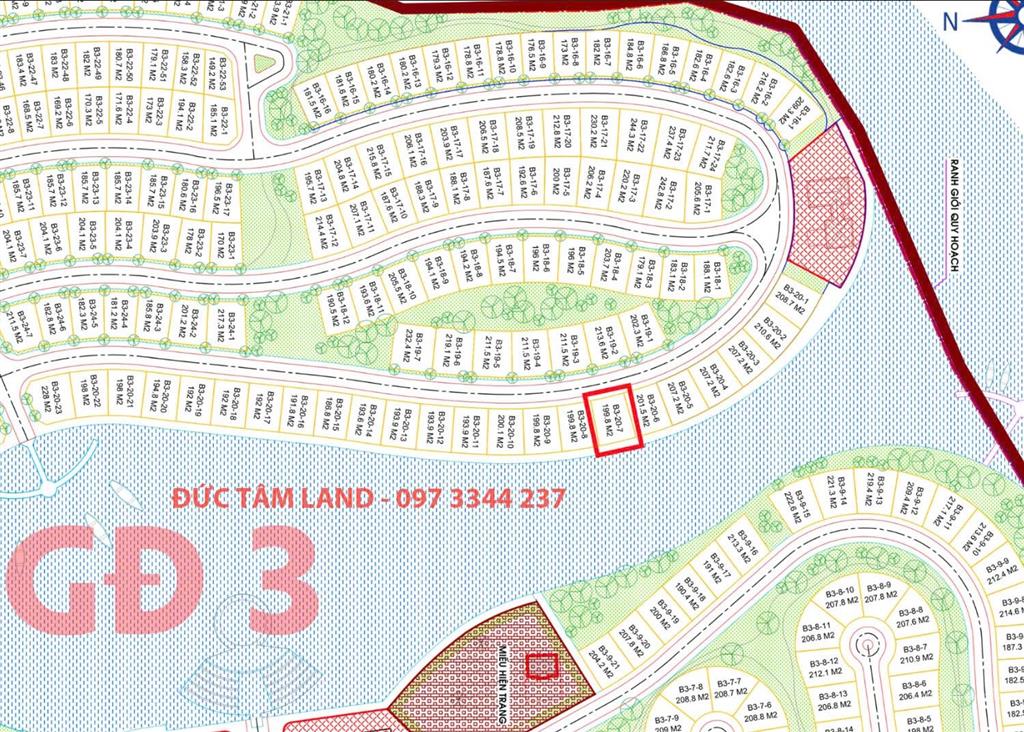 (hàng đẹp) tôi chính chủ (xịn) bán lô biệt thự 2 mặt tiền thoáng đẹp b3.32.12