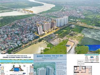 Bán căn hộ 2pn ruby park long biên  71m², tầng đẹp, ban công đông nam, giá chỉ 4.3 tỷ