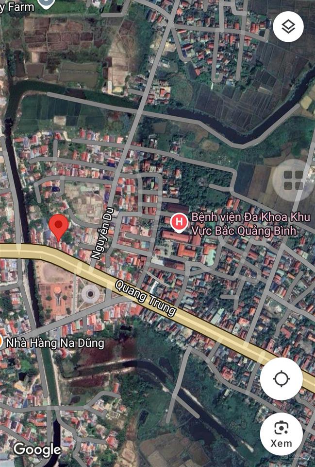 Chính chủ gửi bán căn nhà 3 tầng vị trí siêu đẹp đường quang trung  ba đồn  quảng bình (364.5m2)