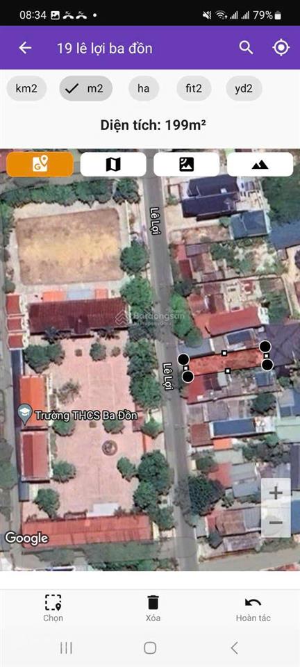 Chính chủ gửi bán lô đất đường lê lợi đối diện trường c2 ba đồn  ba đồn  quảng bình (188m2)