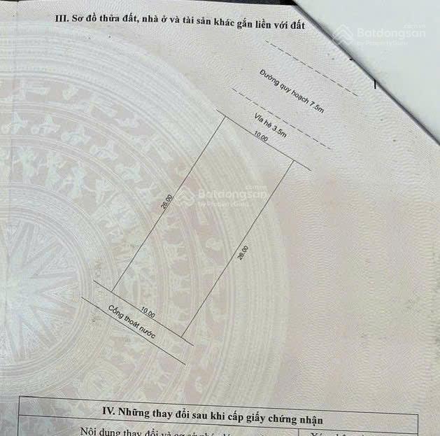 Bán lô đất bt đẹp tại kđt nam hoà xuân, đường đồng khoa  ngũ hành sơn  đà nẵng (260m2 & 12 tỷ)