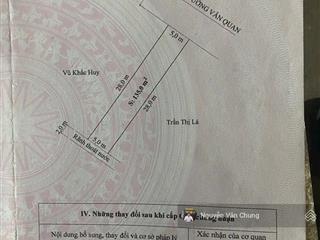 Chủ gửi bán lô đất 135m2 mặt đường vân quan, đa phúc, dương kinh, hải phòng