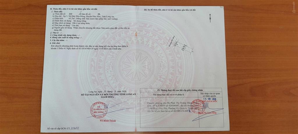 Bán nền b19  kdc an nông 1. cách cầu xáng  bình chánh 1km. phù hợp mua ở. đường nhựa 10m
