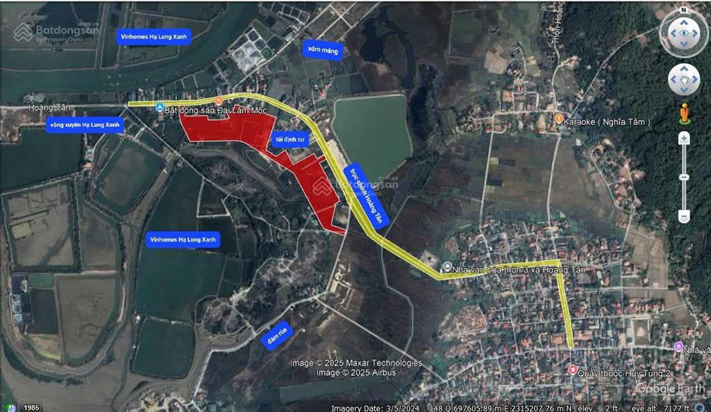 Bán đất trục đường chính hoàng tân, cửa ngõ vào dự án hạ long xanh