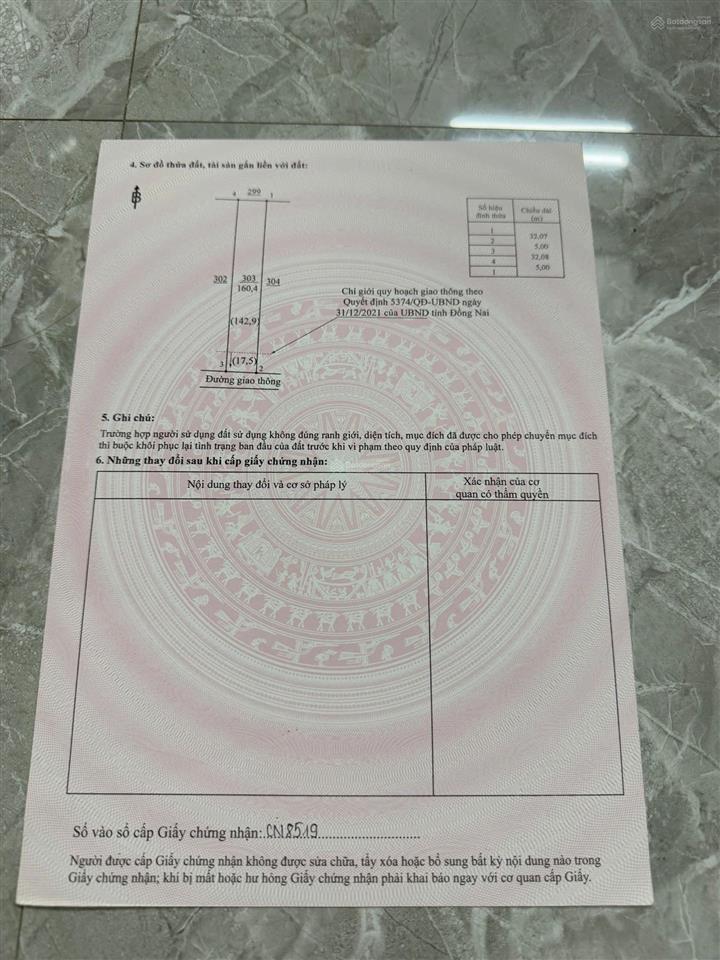 Nền thổ cư tại xuân quế, đồng nai, 990tr, 160m2