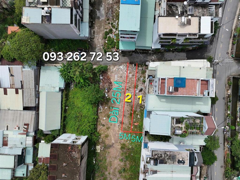 Cặp đất siêu đẹp 5x25m xây siêu phẩm, chdv, khách sạn giảm giá mạnh còn 5. x tỷ