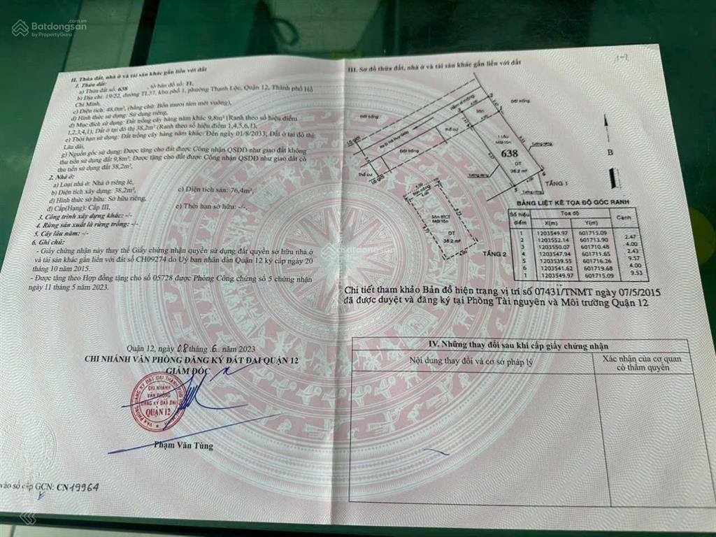 Nhà đẹp 6x12m  vị trí đường tl37, q12  tiện ở ngay  4. x tỷ