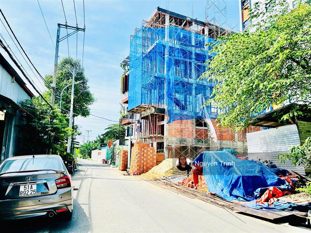 Đất đường oto trường thọ  thủ đức  xây full 5 tầng  2 phút ra ga metro