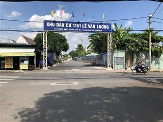 Đất kdc sài gòn south  1181 lê văn lương phước kiển