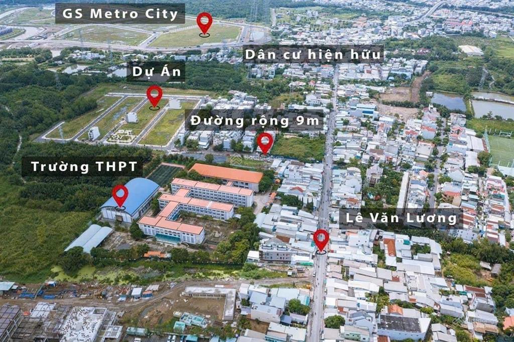 Đất kdc sài gòn south phước kiển, dt 5x18m xây tự do