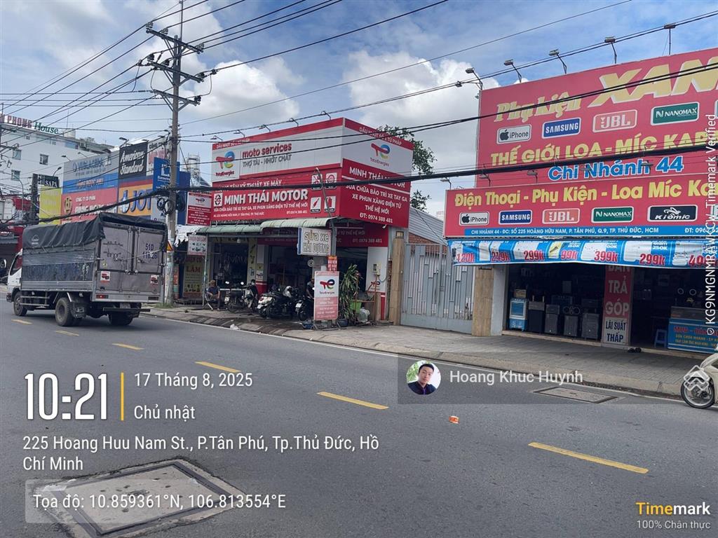 Mặt tiền xịn 187,2m2 (6,1x31m) giá 22 tỷ đ. hoàng hữu nam, p. tân phú, tp thủ đức 0974 244 ***