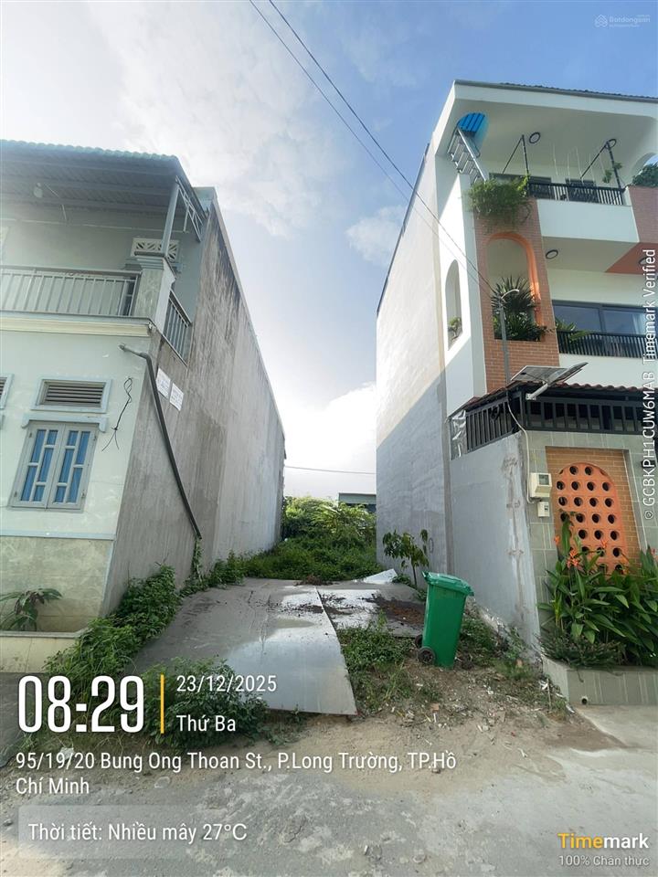 Bán nhanh lô 50m2 đẹp giá 4,2 tỷ hẻm 95 bưng ông thoàn, p. phú hữu, tp thủ đức cũ  0974 244 ***