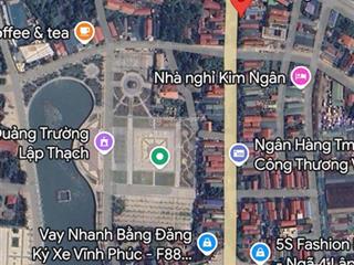 Bán nhà kinh doanh mặt chính tl305 lập thạch vĩnh phúc giá cực ưu đãi trung tâm sầm uất  em