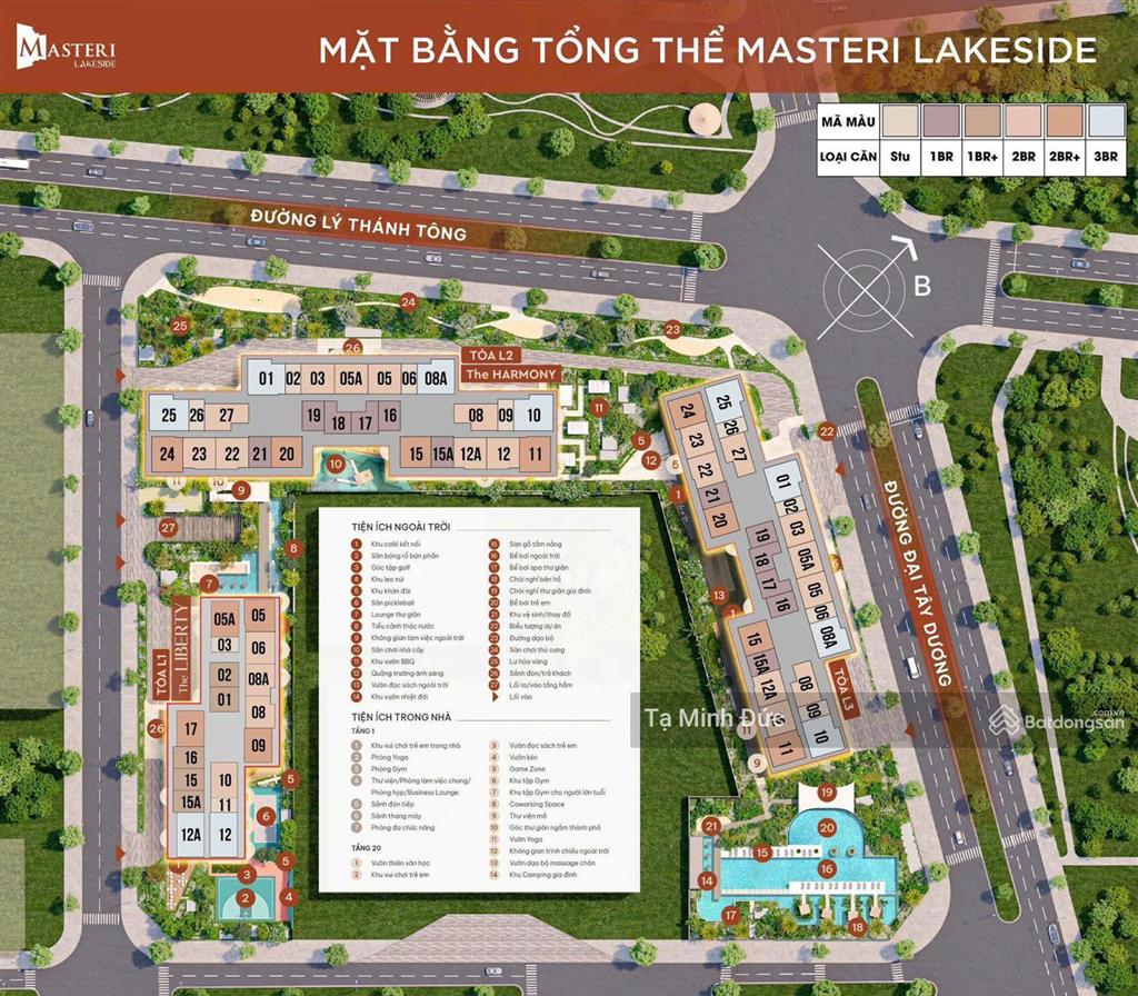 Bán căn hộ chung cư masteri lakeside tại trâu quỳ, 2,58 tỷ, 28,9 m2