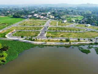 Đất nền ven sông khu dân cư an lộc phát, đường 19,5m, đã có sổ, giá 300 triệu