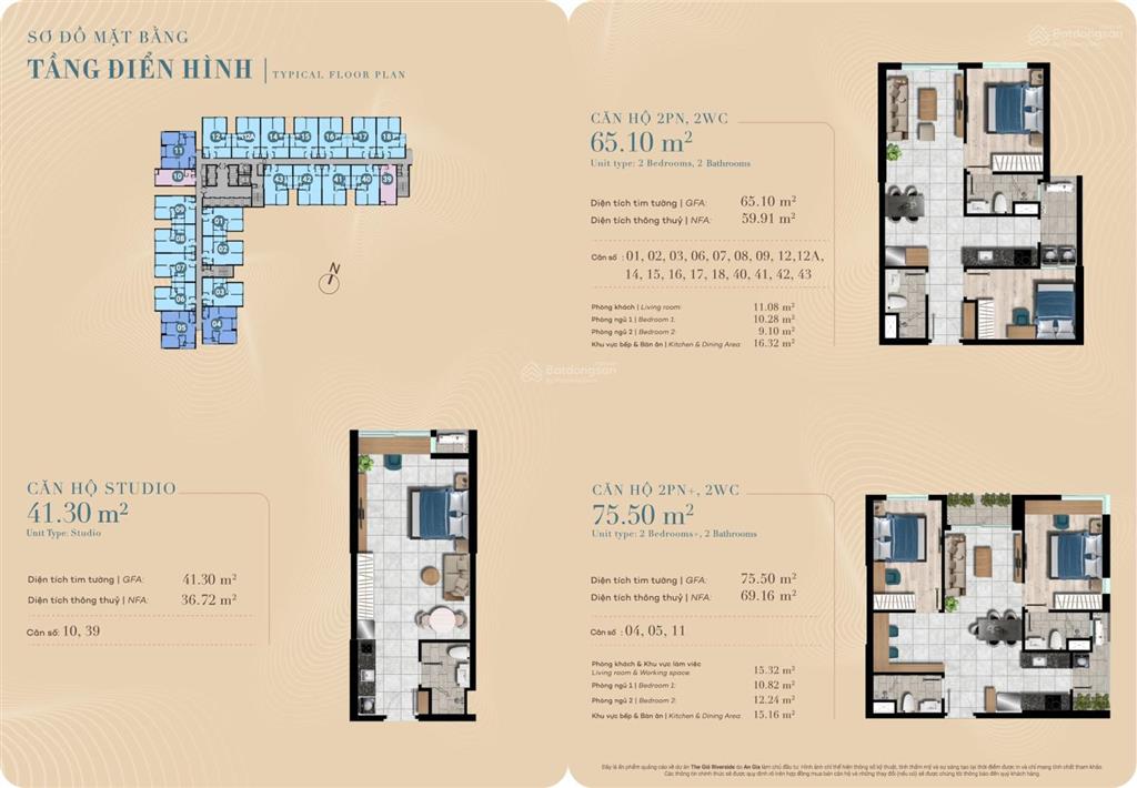 Suất nội bộ the gió căn 1pn, giá thanh toán chỉ 379tr sở hữu ngay căn hộ 1pn tại căn hộ the gió