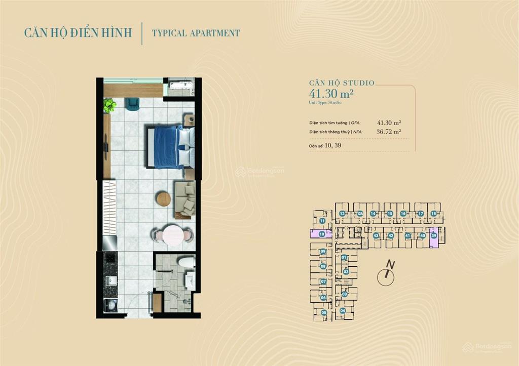Suất nội bộ the gió căn 1pn, giá thanh toán chỉ 379tr sở hữu ngay căn hộ 1pn tại căn hộ the gió
