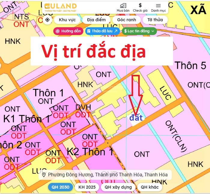 Bán đất bám đường quy hoạch 8m tại nga sơn, giá chỉ 295tr/lô