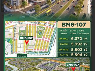 Bán căn 2 mặt thoáng sát trường vin trục đường thông giá chỉ 5,x tỷ