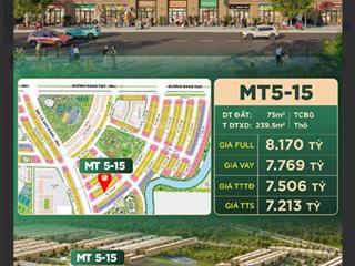 Bán căn đông nam nằm trên trục chính kết nối trường học ra đường sáng tạo 68m