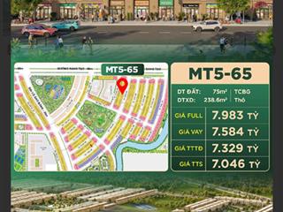 Bán căn đông nam ngay gần trục đường đại lộ sáng tạo 68m , nằm trên trục đường ra công viên