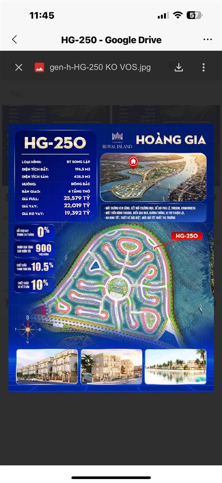 Bán 14 căn biệt thự song lập hoàng gia cực đẹp , chiết khấu khủng giá chỉ 16,x tỷ