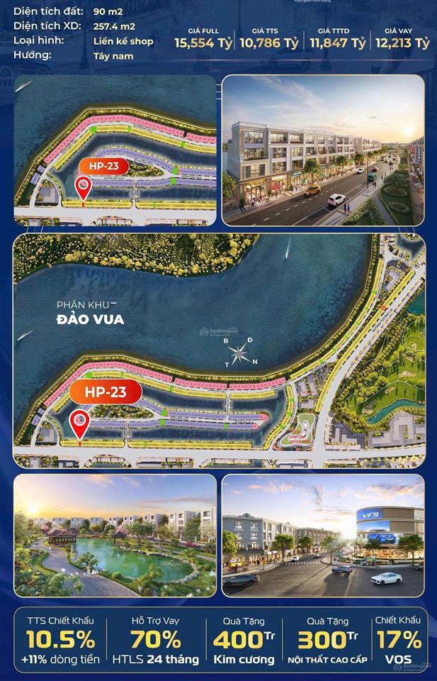 Bán 10 căn mặt đường hạnh phúc giá rẻ vô địch chỉ từ 9,8 tỷ