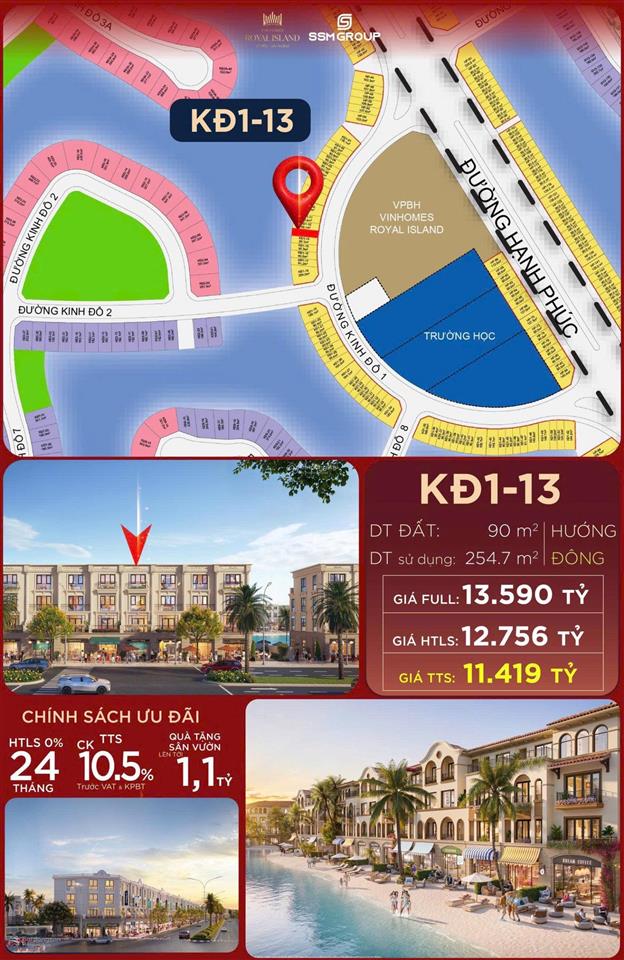 Bán 10 căn mặt đường hạnh phúc giá rẻ vô địch chỉ từ 9,8 tỷ