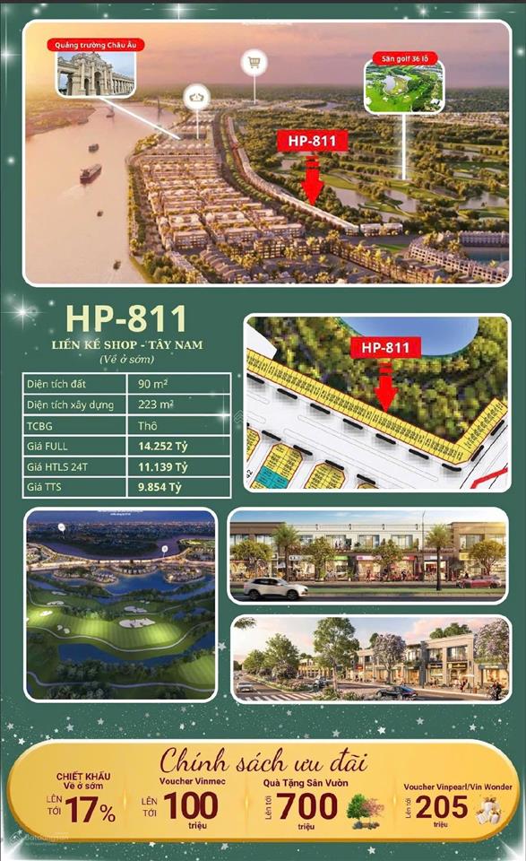 Bán 10 căn mặt đường hạnh phúc giá rẻ vô địch chỉ từ 9,8 tỷ