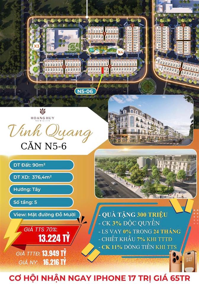 Bán 10 căn mặt đường đỗ mười giá rẻ vô địch chỉ từ 11,x tỷ