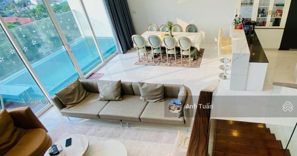 Bán căn hộ duplex chung cư serenity sky villas, dt 209m2, 4pn, 3wc, full nội thất, hồ bơi riêng