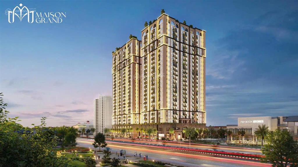 Giỏ hàng đẹp chiết khấu 3% căn hộ cao cấp maison grand, mặt tiền ql51. giá chỉ từ 1.6 tỷ.