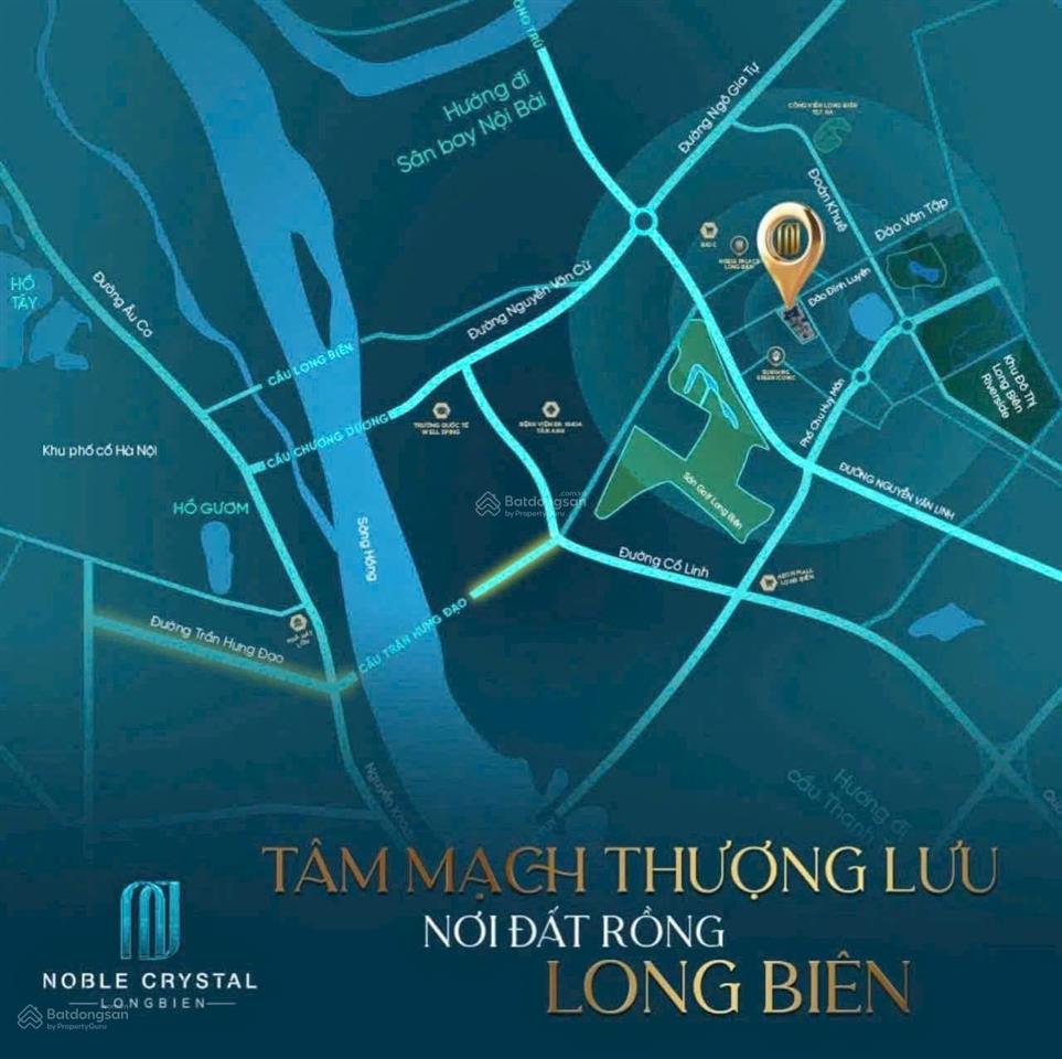 Mở bán biệt thự noble crystal long biên, quần thể của các căn biệt thự triệu đô & hệ tiện ích xanh
