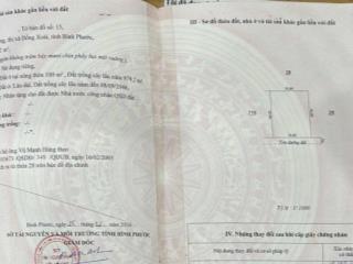 Bán đất tại đường 32, tiến hưng, đồng xoài, bình phước, 3,9 tỷ, 1079,2 m2 gần khu cát tường 92ha