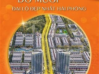 Bán hơn chục căn shophouse mặt đường đỗ mười, hoàng huy new city, hàng ng