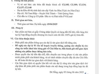 Mở bán dự án vịnh an hòa 1 giá gốc từ chủ đầu tư, chiết khấu cao.
