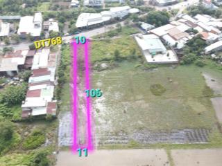 1100m2 đất mặt tiền dt 768  phường tân triều, giáp ranh phường bửu long. phù hợp xây dựng kho bãi