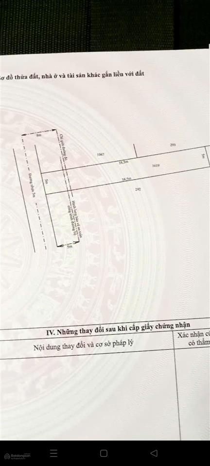 Chính chủ bán lô đất mặt tiền nhựa (5 x 38,5). nằm ngay trung tâm thị trấn đức hòa long an