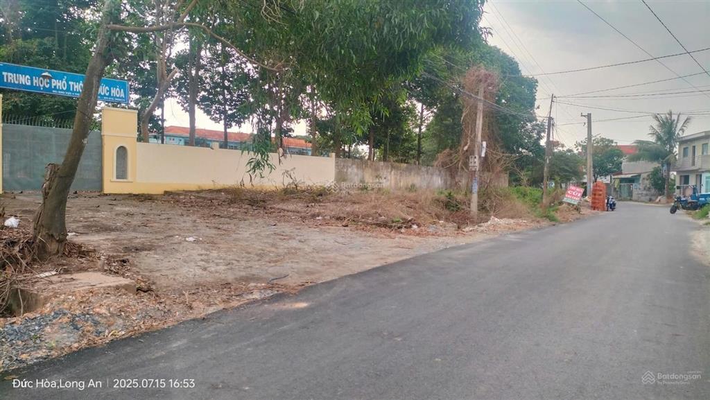 Chính chủ cần bán 238m2 đất odt, mặt tiền đường nhựa 6m, khu vực 4 thị trấn đức hòa