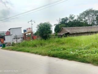 Bán lô đất gốc 2 mặt tiền đường đan xe công chạy, dt 840m2 (23 x 34) full thổ cư, cách ql 1a 300m
