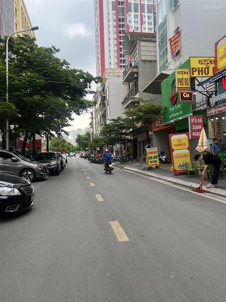 Bán nhà mặt phố trần khát chân, hbt, vỉa hè, 2 thoáng, dt 58m, 7 tầng thang máy, mt 5.2m giá 43 tỷ