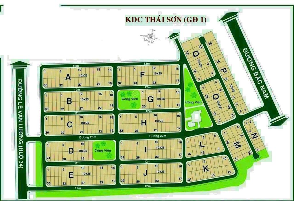 Bán đất kdc thái sơn phước kiển nhà bè, giá 69tr/m2.  0939 500 ***