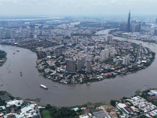 Bán khuôn đất biệt thự view sông sài gòn dt 633m2 (17x37,2) giá 198tỷ